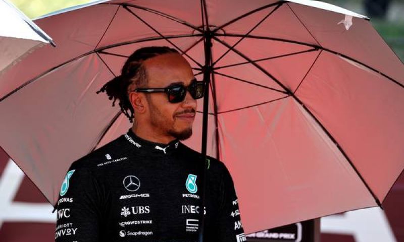 Hamilton op P4-finish op de Hungaroring 2023 Hongaarse GP