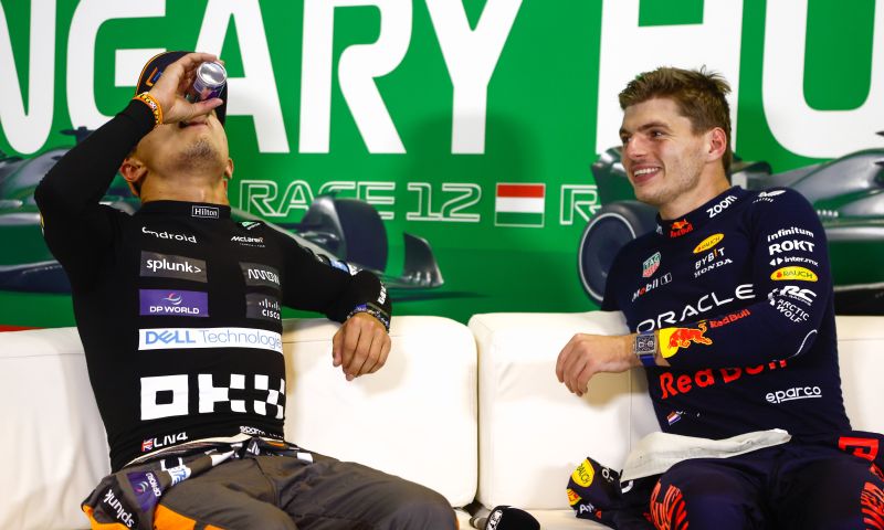 Verstappen troeft Norris af als GPblog Driver of the Day in Hongarije