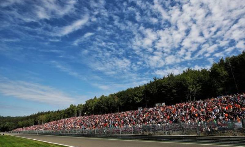 What is the schedule for the 2023 Belgian Grand Prix weekend?