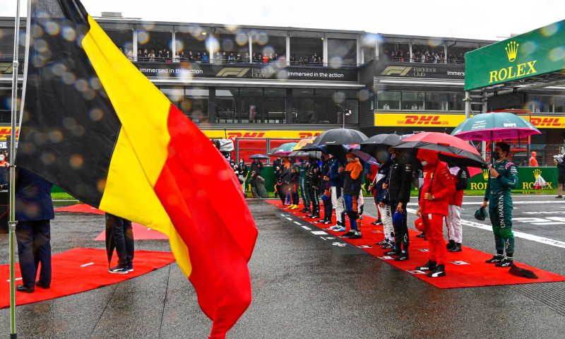 Weerbericht GP België | Verstappen en co. krijgen kletsnat weekend in F1