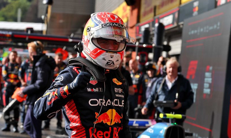 Verstappen over rolling start F1 sprint race Belgium