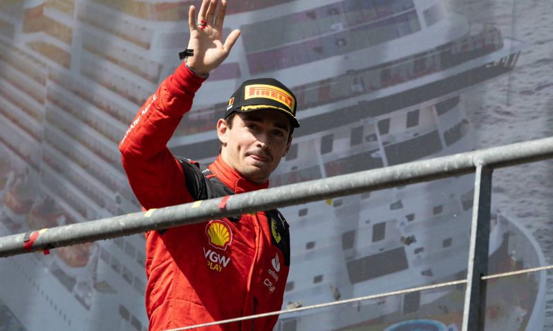 Charles Leclerc, positivo tras subir al podio en Spa-Francorchamps