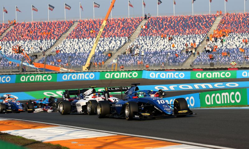 zandvoort niet formule 2 en formule 3 reden 