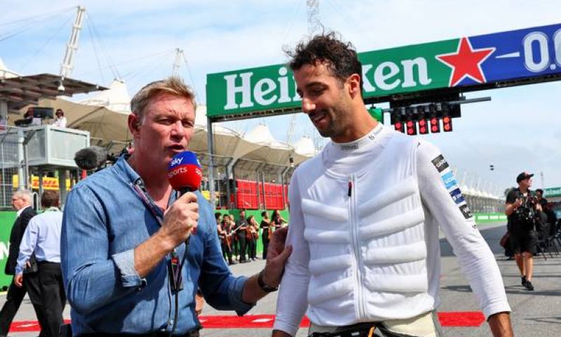 Who is the presenter of Sky Sports F1?