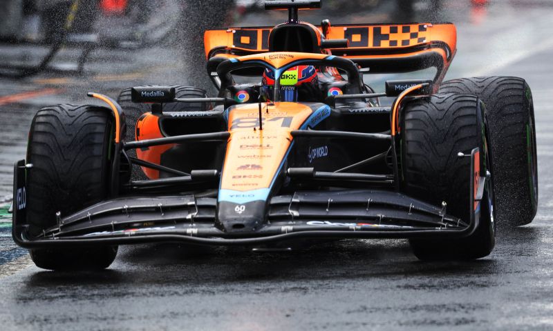 Norris, detrás de Verstappen en Zandvoort: 'Max no comete errores'