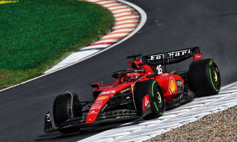 Leclerc reacts to crash during Dutch Grand Prix qualifying