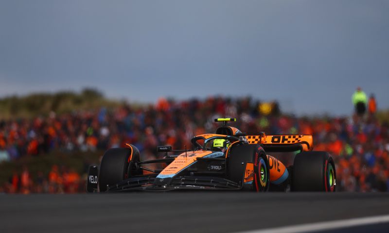 Norris no está satisfecho con la P7 del GP de Holanda en Zandvoort 2023 F1