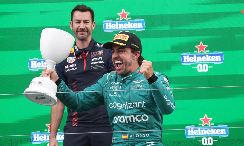 Alonso sobre el adelantamiento en la salida del GP de Holanda 2023 F1