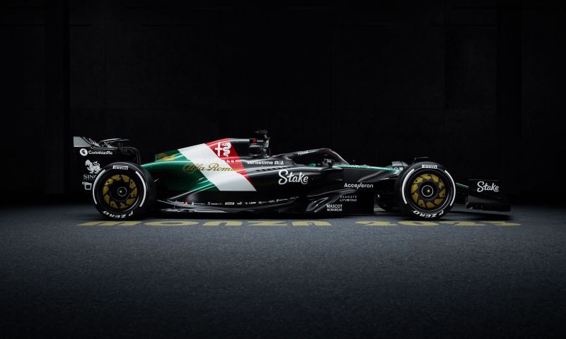 F1: Pintura especial nos dois carros da Ferrari para Monza