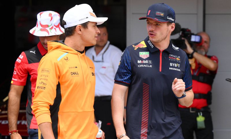 norris responds to working with verstappen is open to it