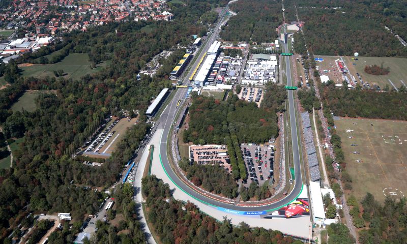 speed bumps verwijderd op circuit monza