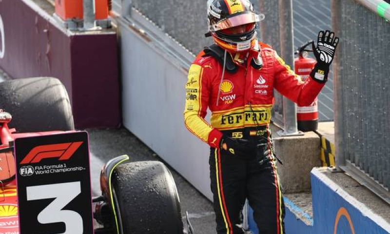 Sainz zufrieden mit Podium in Monza Ferrari Grand Prix von Italien 2023