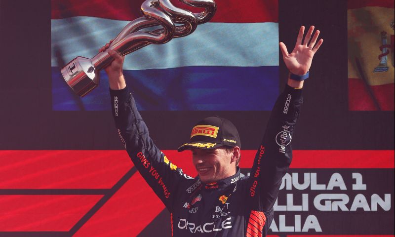 Verstappen reageert na recordbrekende overwinning GP Italië