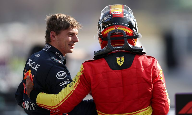 Griglia di partenza finale GP Italia Sainz in pole con Verstappen in P2