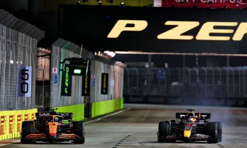 This was Max Verstappen's race in Singapore last year