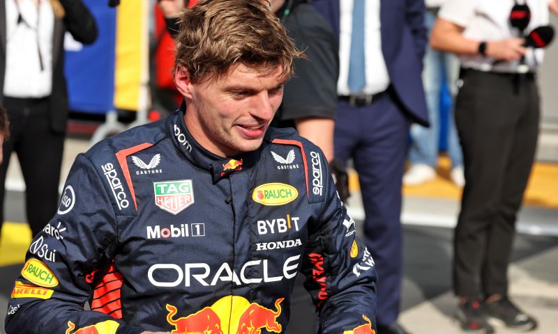 conferenza stampa di verstappen a singapore 2023