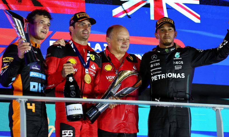 Sainz, Hamilton, Norris over dominantie Red Bull en Verstappen