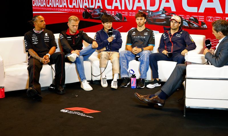 Perez, Hamilton et Leclerc présents à la conférence de presse de la FIA au Japon