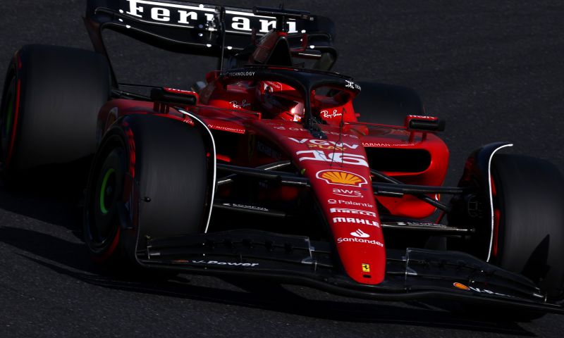 carlso sainz and charles leclerc qualifying grand prix japan suzuka