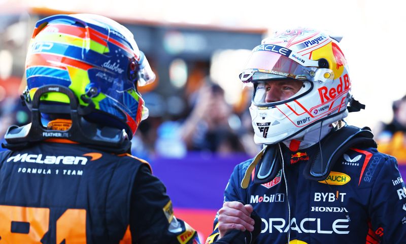 verstappen en la rueda de prensa tras la pole del GP de Japón 2023 F1