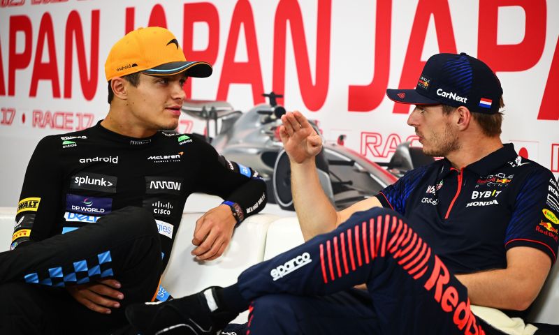 Norris, tras GP de Japón analiza diferencias con Verstappen de Red Bull 