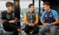 Thumbnail for article: Lachen, gieren, brullen: Norris, Russell en Albon vergelijken F1-carrières