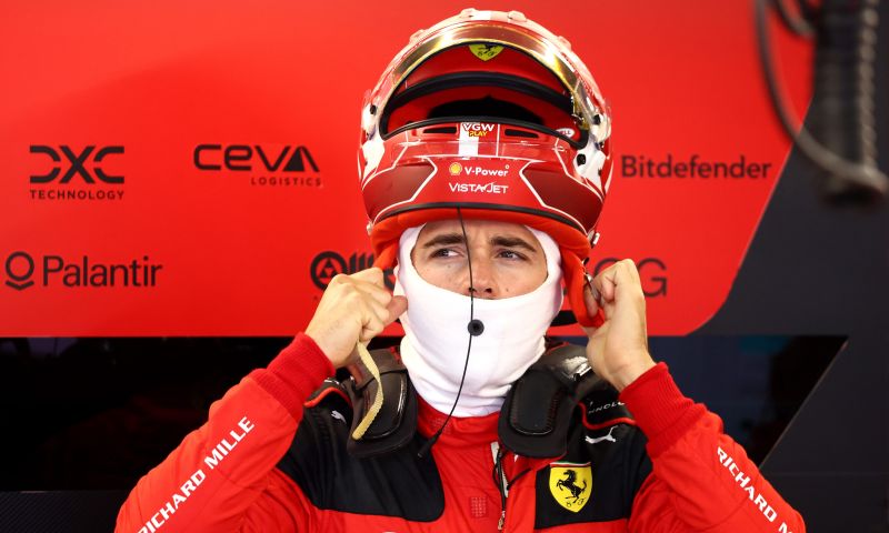 leclerc sulla nuova vettura ferrari per il 2024, molto diversa dalla sf-23