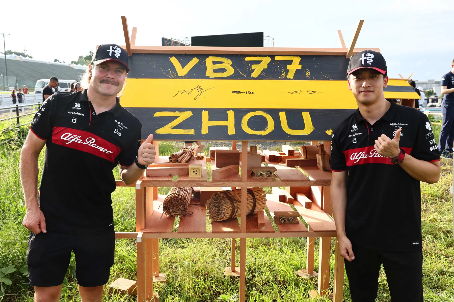 Preview Valtteri Bottas and Guanyu Zhou at GP Qatar