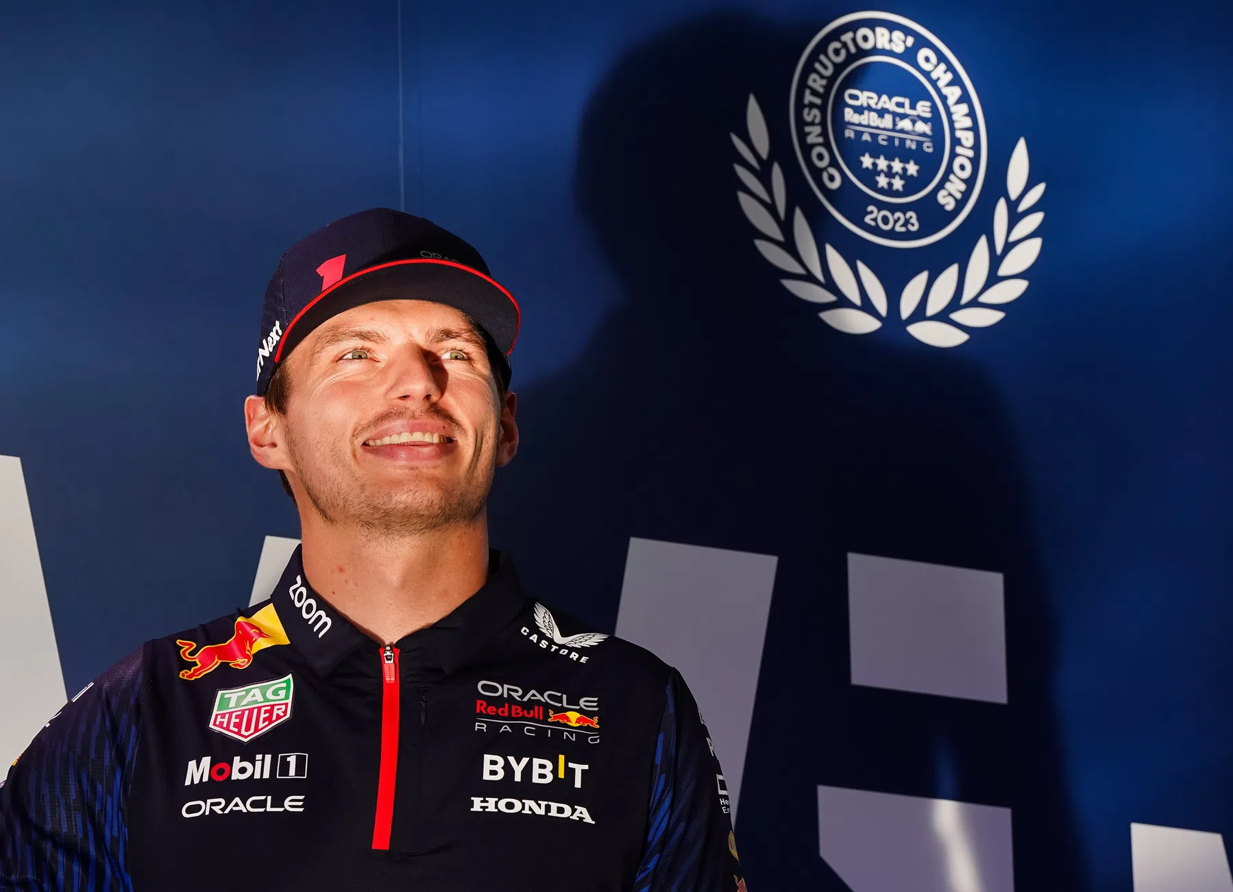 wereldkampioen verstappen is aanwezig bij perconferentie in austin