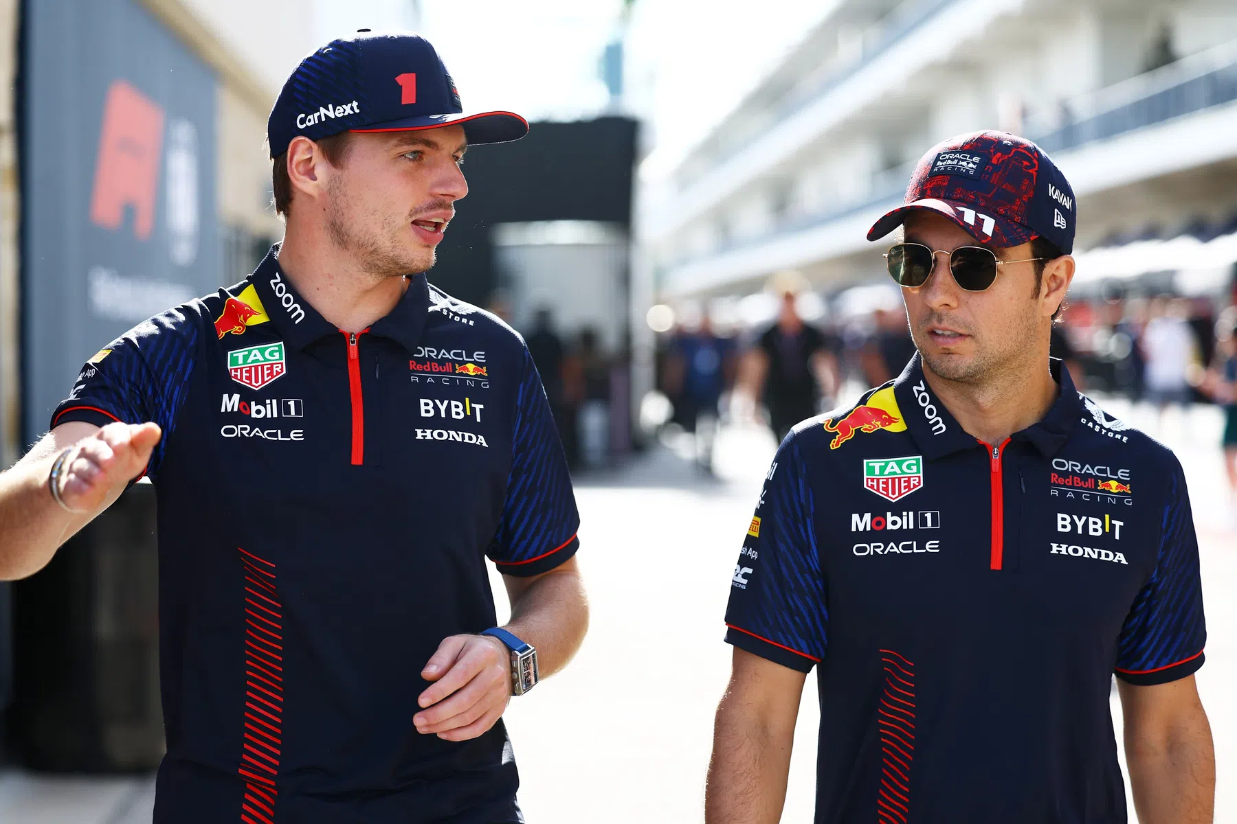 red bull rookie test abu dhabi verstappen perez Isack Hadjar y Jake Dennis