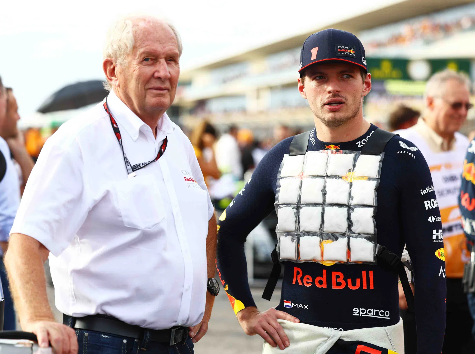 helmut marko discusses checking cars after race