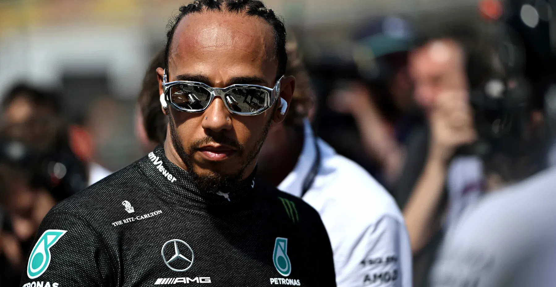 W14 Mercedes liep nog niet zoals gehoopt voor Hamilton