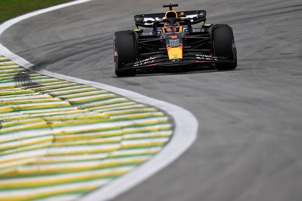 Verstappen é o mais rápido e larga na pole no Grande Prêmio de São Paulo