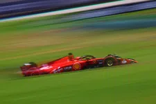 Thumbnail for article: Leclerc in the wall during the warm-up lap for the Brazil GP!