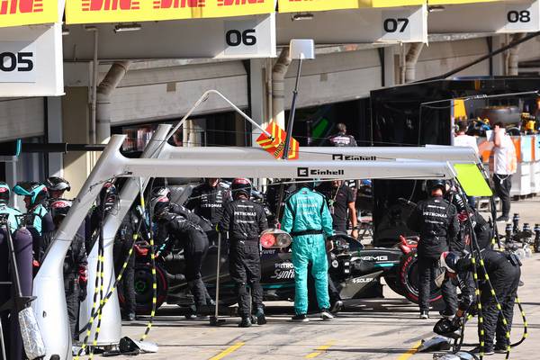 Russell DNF Sao Paulo GP 2023 Brésil La voiture était lente.