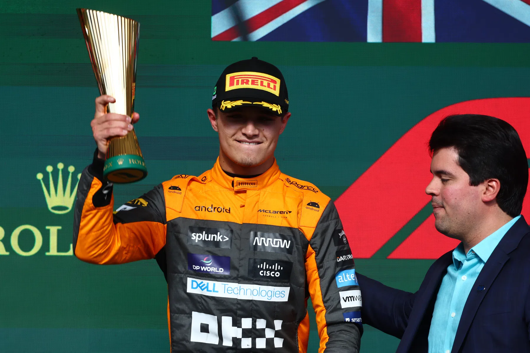 lando norris over starts en van verstappen