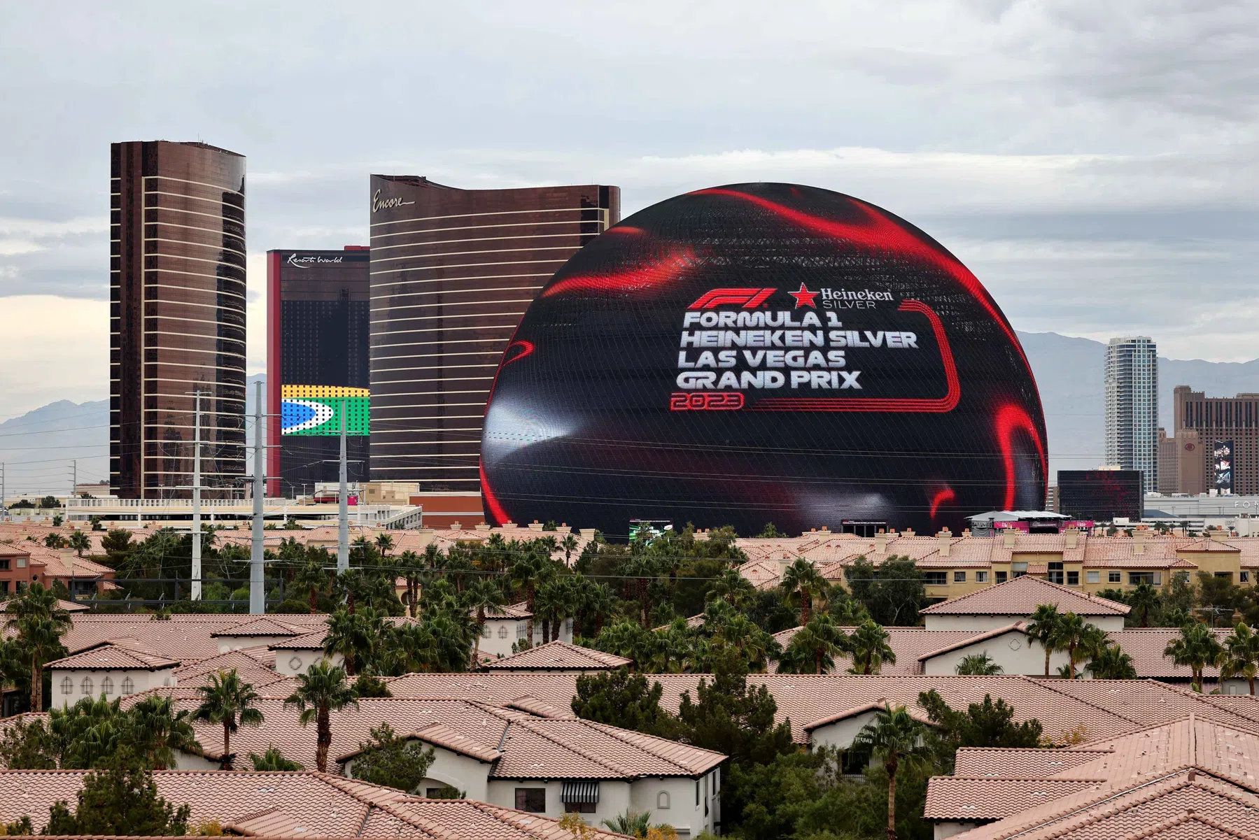 Kleuren The Sphere Las Vegas