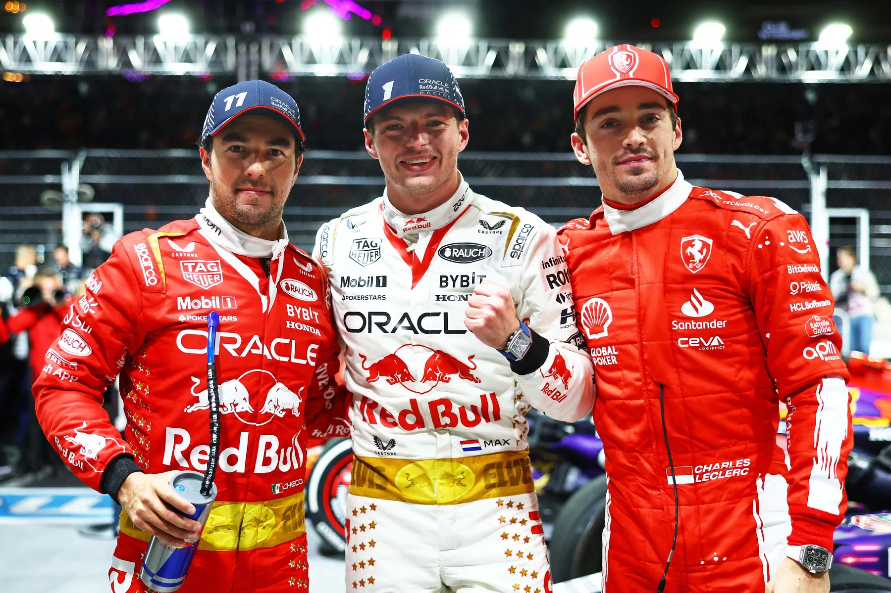 Valutazioni Gran Premio di Las Vegas max verstappen charles leclerc