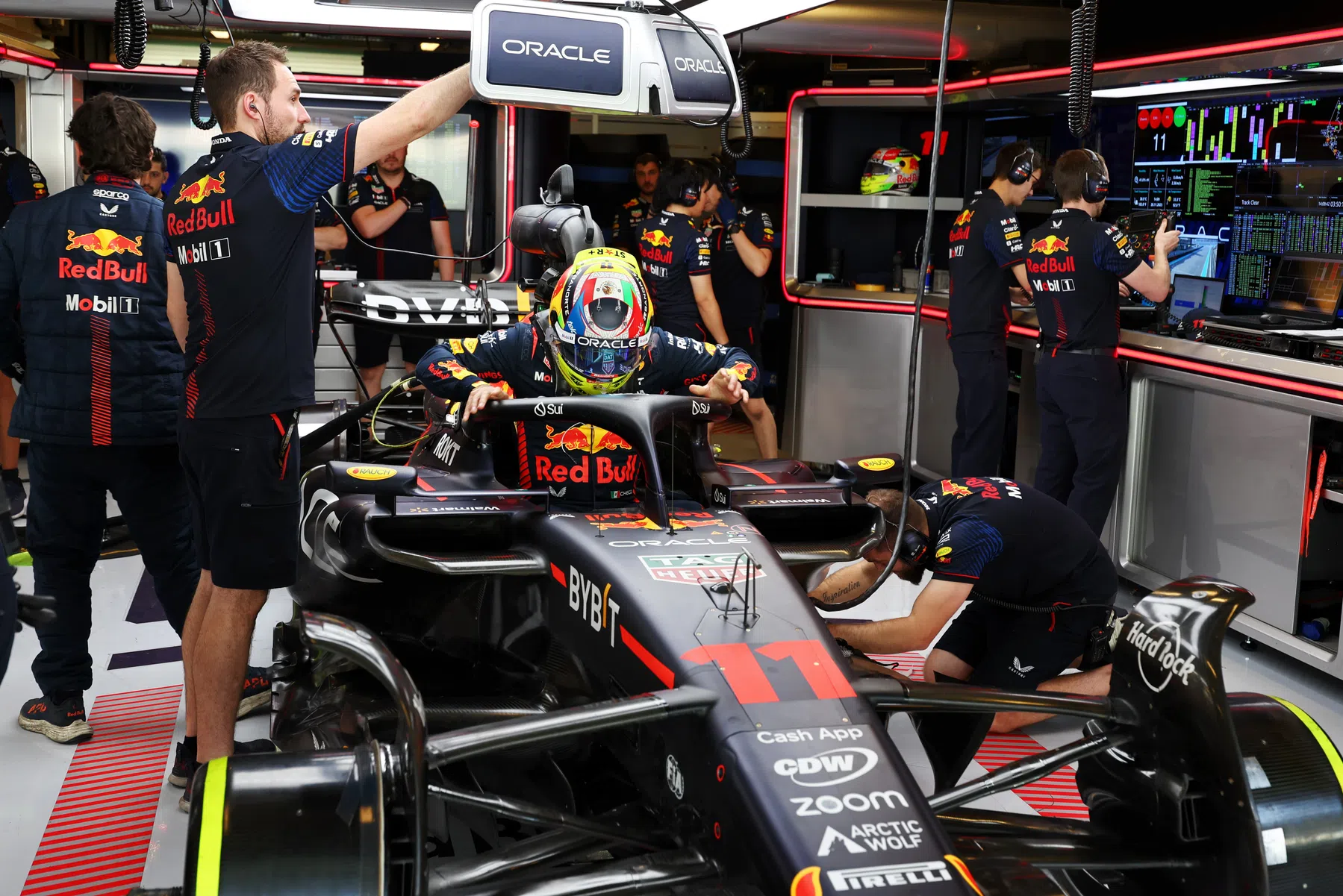 sergio perez lambiase farewell rb19 red bull