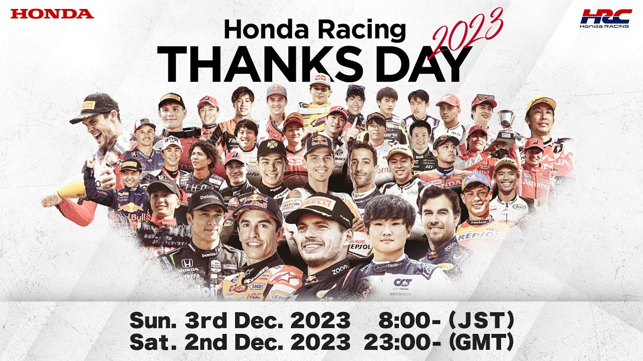 LIVE | Verstappen, Ricciardo, Perez and Tsunoda at Honda Thanks