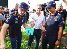 Thumbnail for article: Verstappen and Perez take on Horner 'Hilarious'