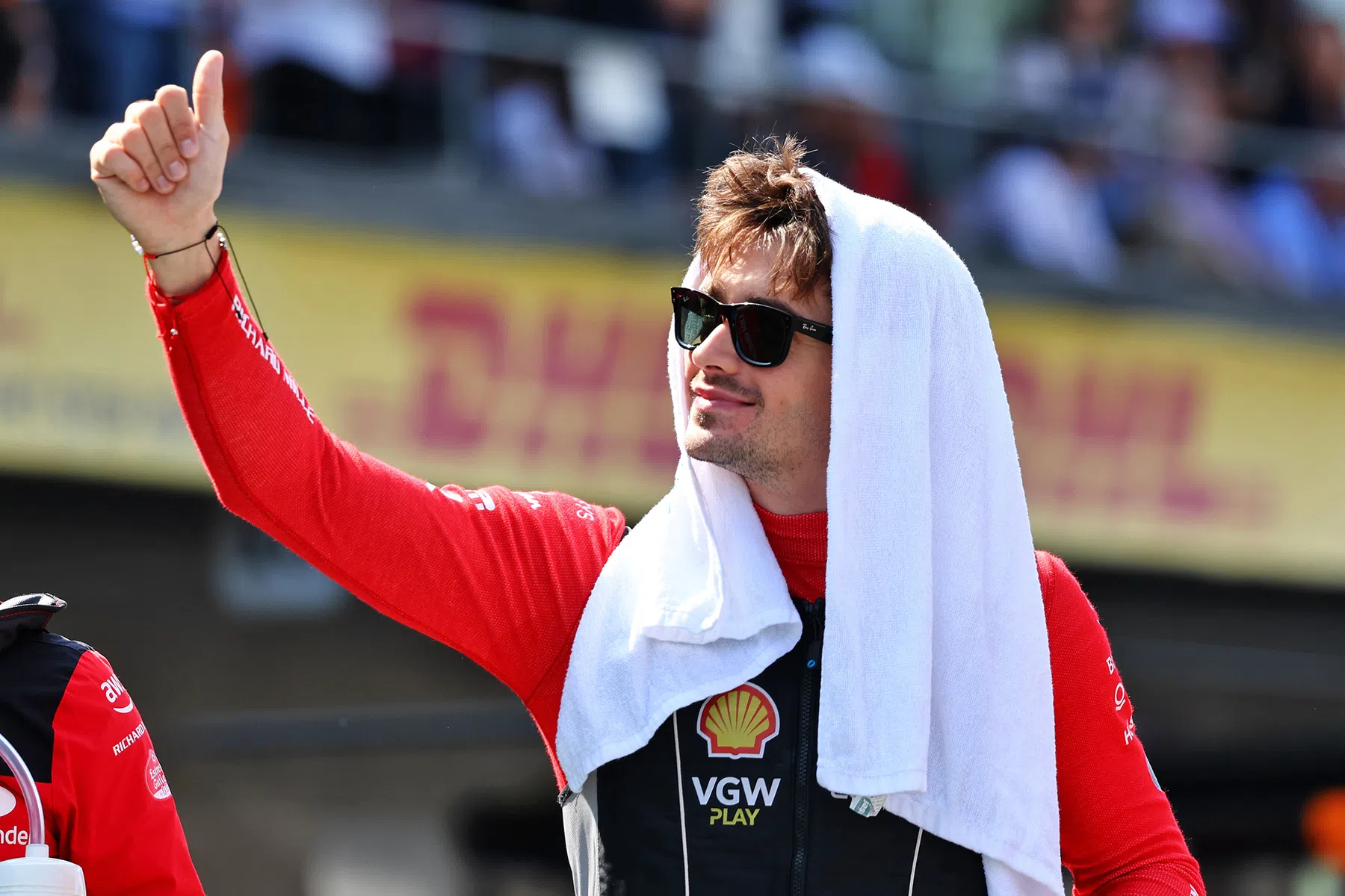 charles leclerc la sua nuova ferrari 812 Competizione A