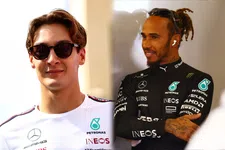 Thumbnail for article: Russell staat bij Hamilton voor de deur in 'romantische' tweet Mercedes