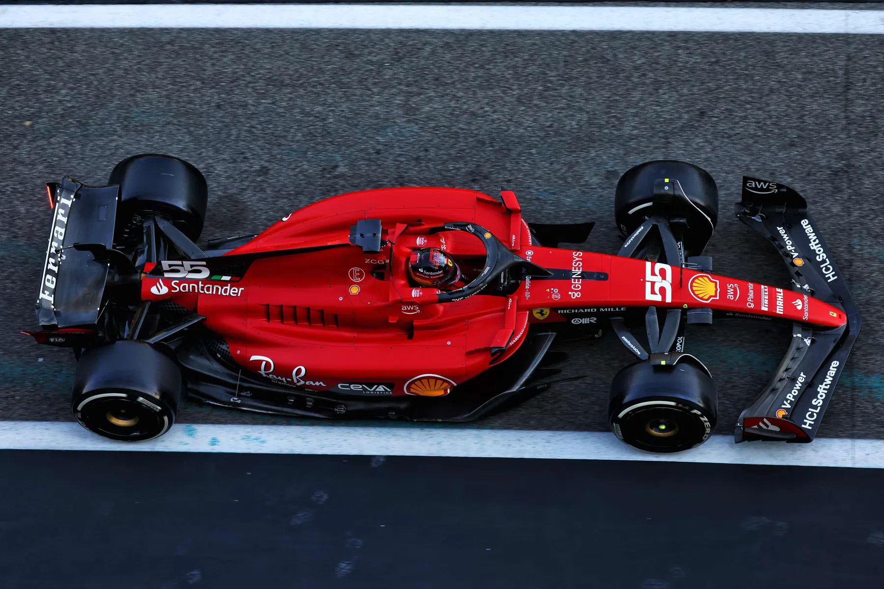 motor ferrari 2026 f1 en el banco de pruebas