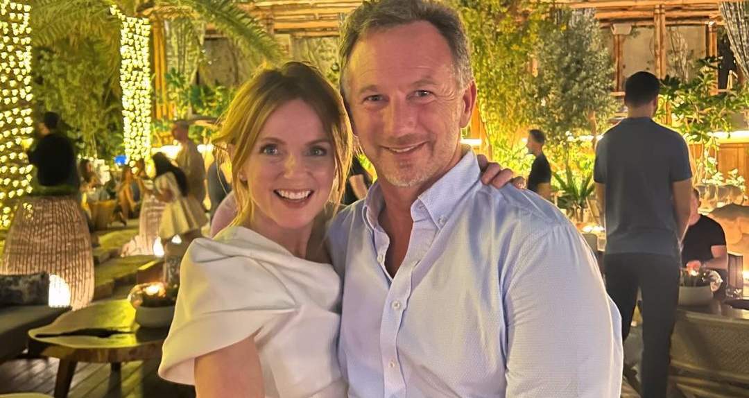 Red Bull boss Horner ushers in 2024 with his wife Geri