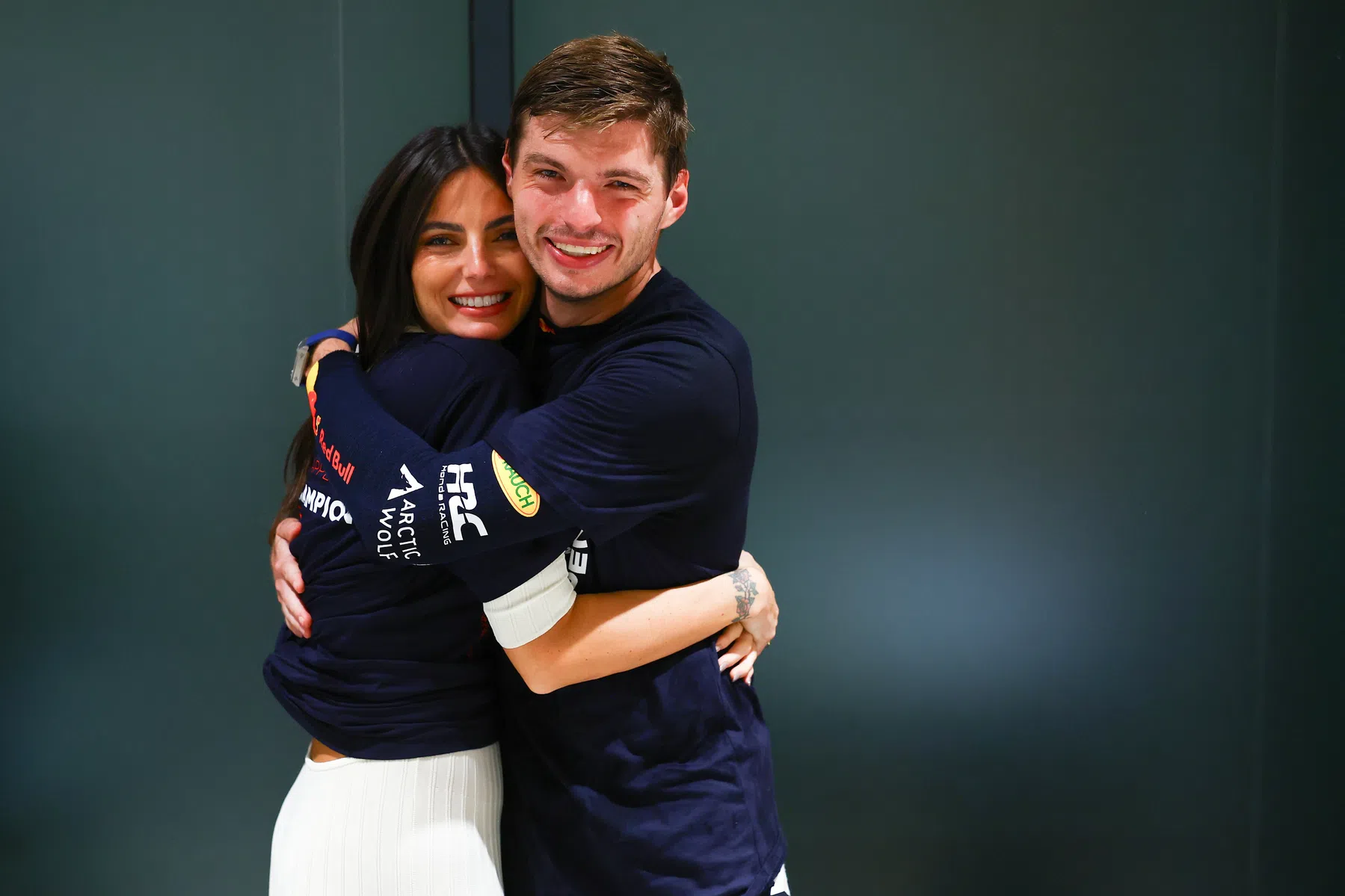 Max Verstappen and Kelly Piquet celebrate New Year's Eve