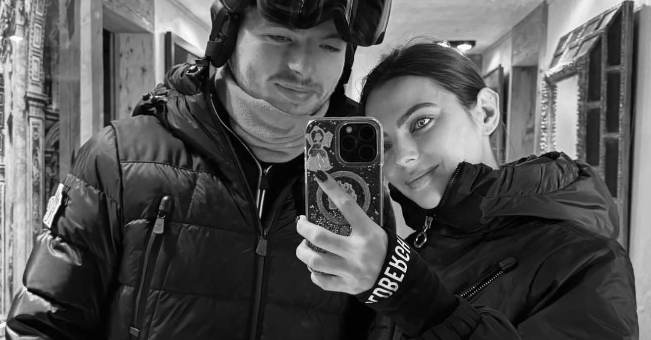 Kelly Piquet comparte fotos de sus vacaciones de esquí con Verstappen