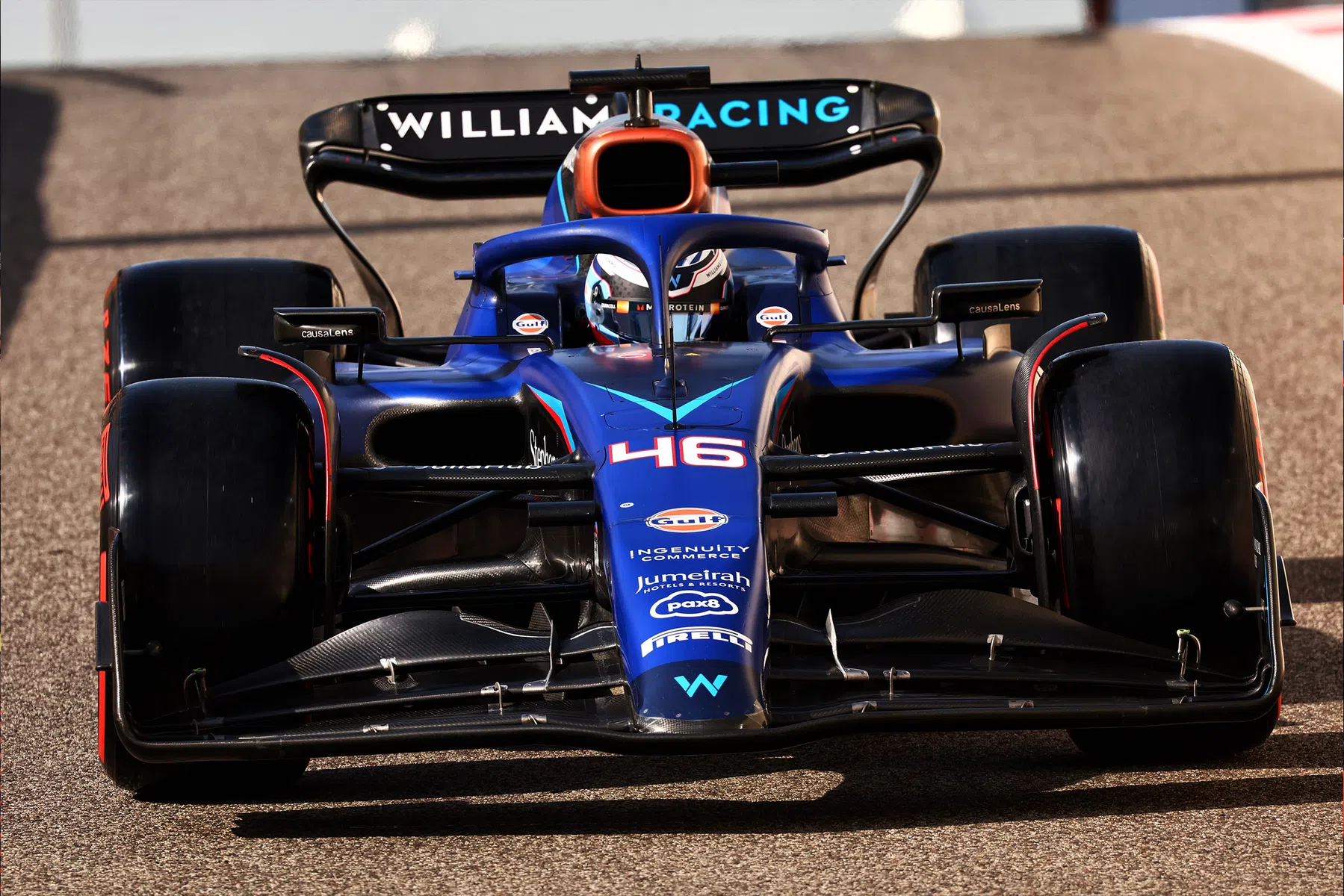 De nieuwe Williams F1 auto FW46 wordt onthuld in New York City