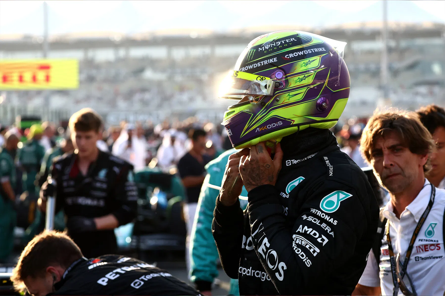 Mercedes partage l'anniversaire idéal de Lewis Hamilton