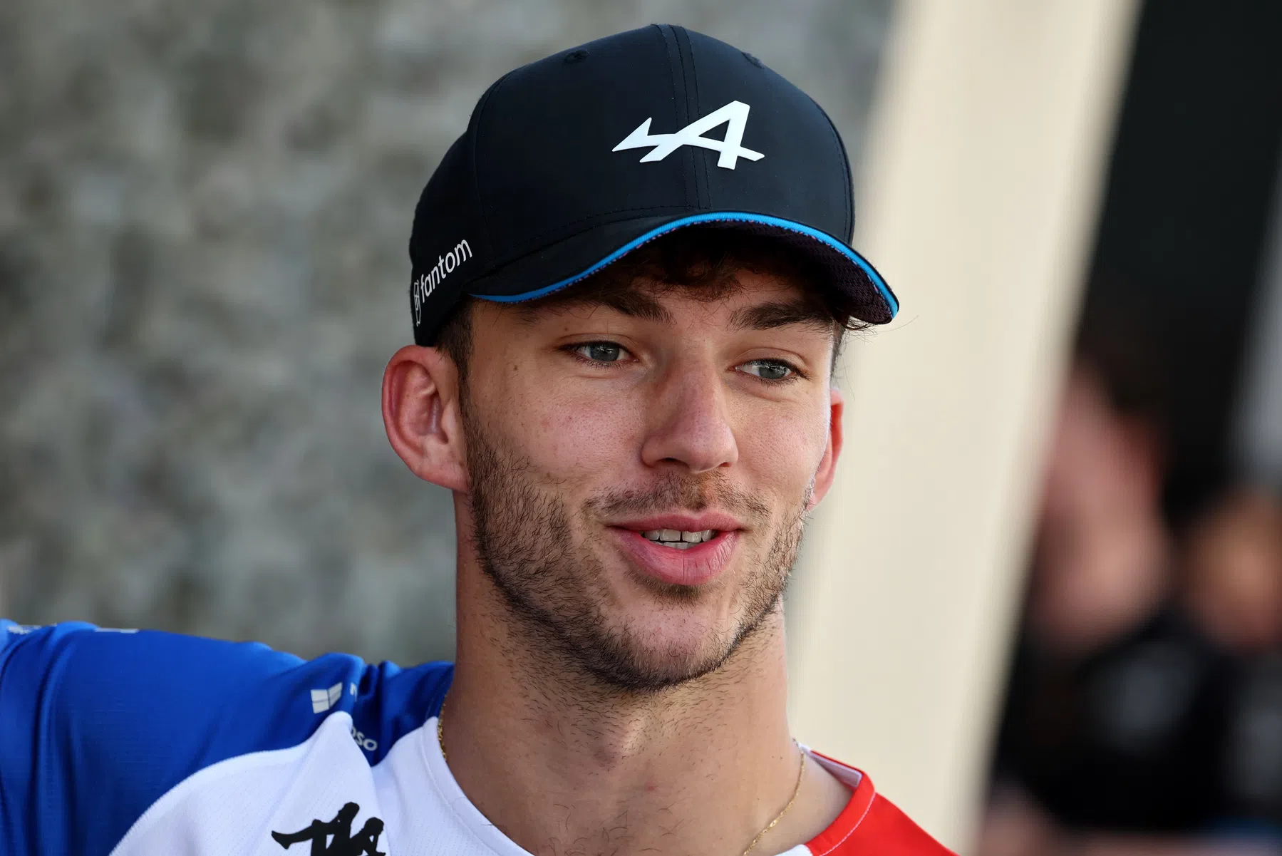 Gasly has a special garage door